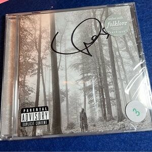 Autographed Taylor Swift’s Folklore Album